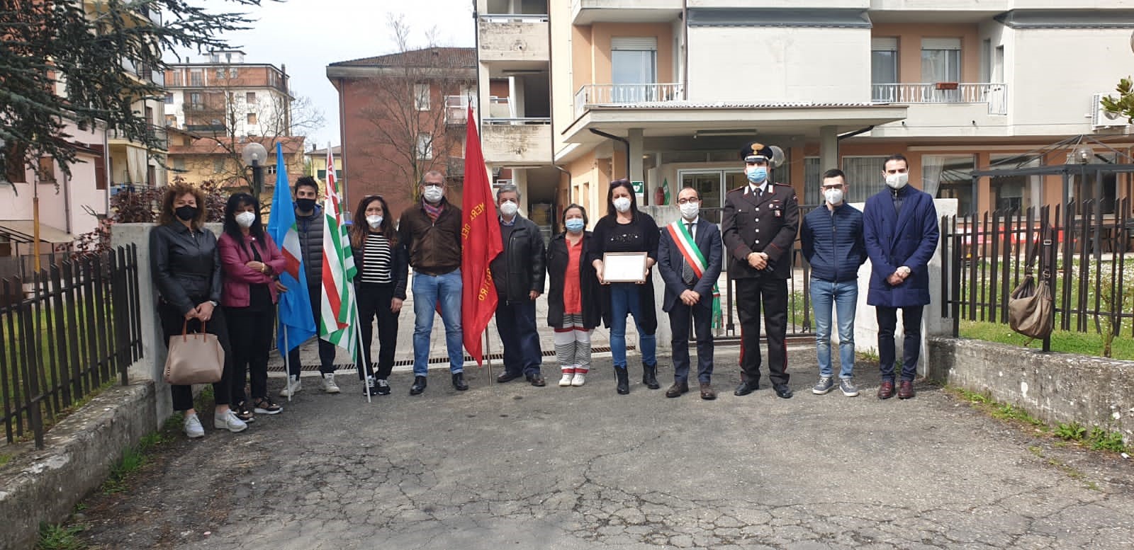 A Borgotaro celebrazioni del primo Maggio alla Casa Protetta Selene Conti