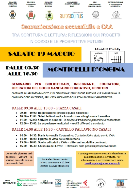 A Monticelli d'Ongina, importante seminario sulla comunicazione aumentativa