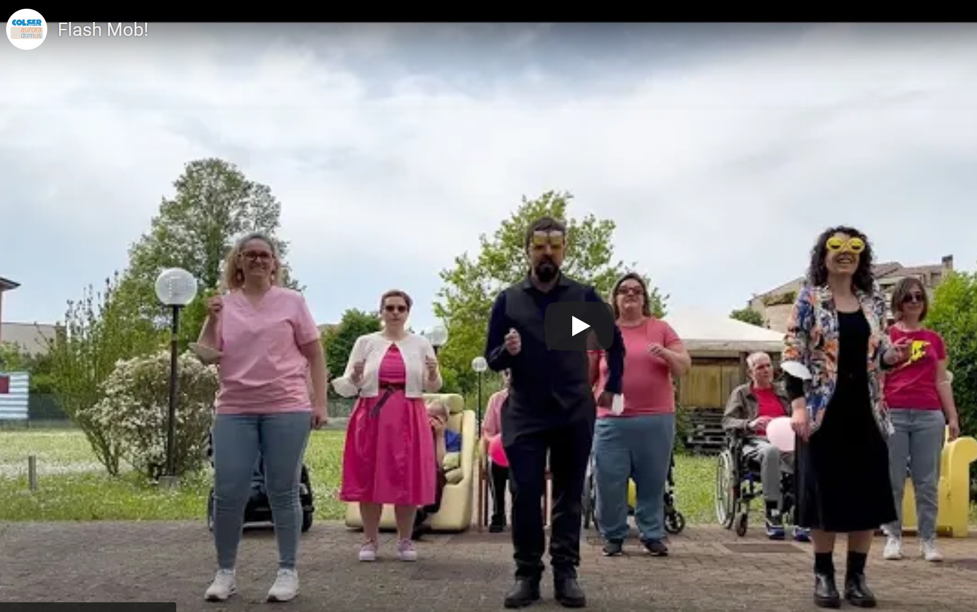 Un "flash-mob" per riprendere le attività dei centri per persone disabili di Auroradomus