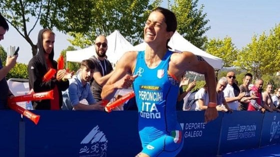 Eleonora Peroncini, educatrice di Auroradomus, campionessa mondiale di Triathlon Cross