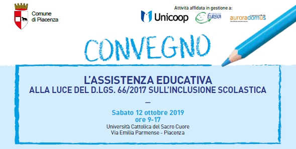 Il 12 Ottobre a Piacenza importante Convegno sull'assistenza educativa.