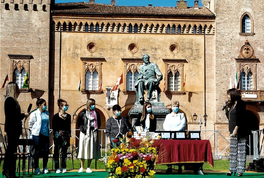 Civica benemerenza per i soci di Auroradomus del SAD di Busseto