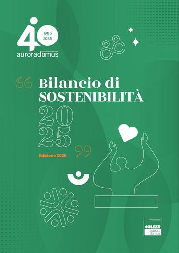 Bilancio sostenibilità Auroradomus 2025 ed. 2026