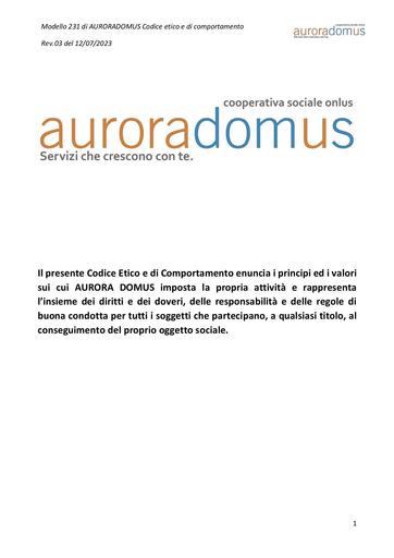 Codice Etico e di comportamento