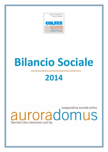 Bilancio sociale 2014