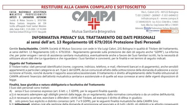 Consenso trattamento dati personali (editabile)